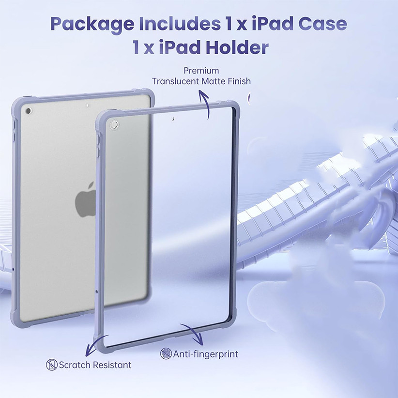 Shock-Absorbing TPU+ Crystal Clear PC Back Cover for iPad Mini 4/5 A1538 A1550 A2133 A2124 A2125 A2126